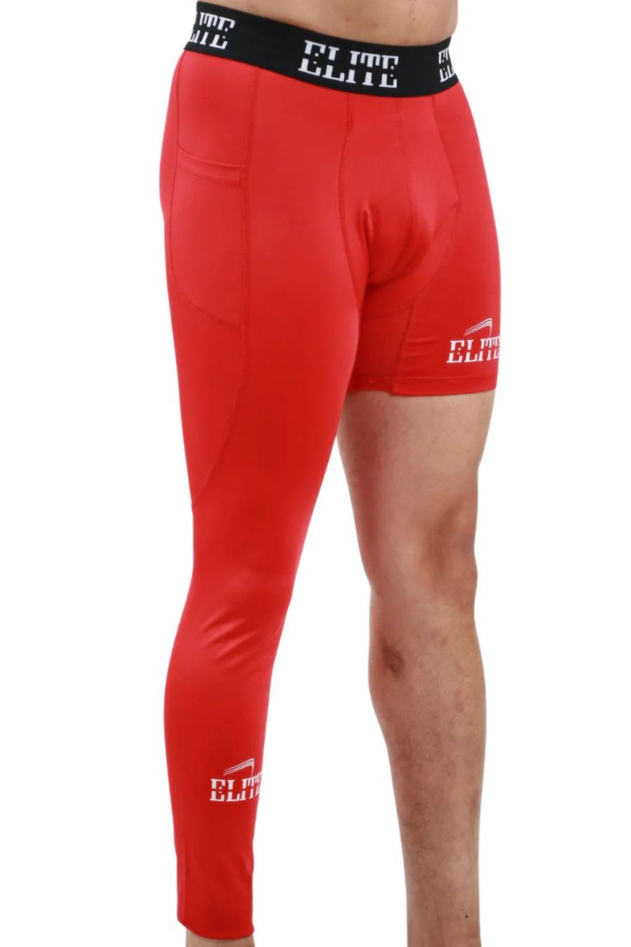 Liberty Boys Basketball One Legged Tights - Red