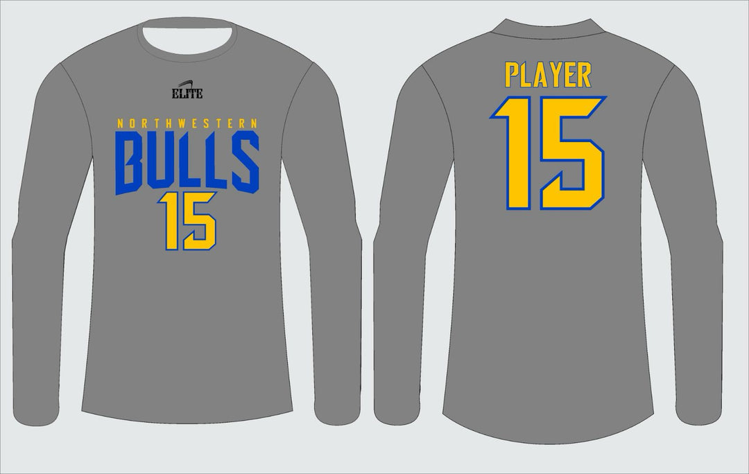 Northwest Fan Long Sleeve Shirt - Gray/Yellow