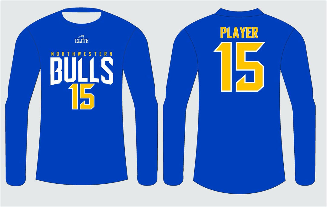Northwest Fan Long Sleeve Shirt - Blue/Yellow