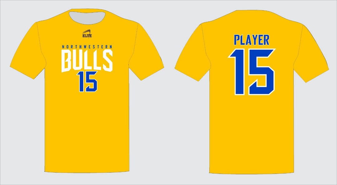 Northwest Fan Short Sleeve Shirt - Yellow/Blue