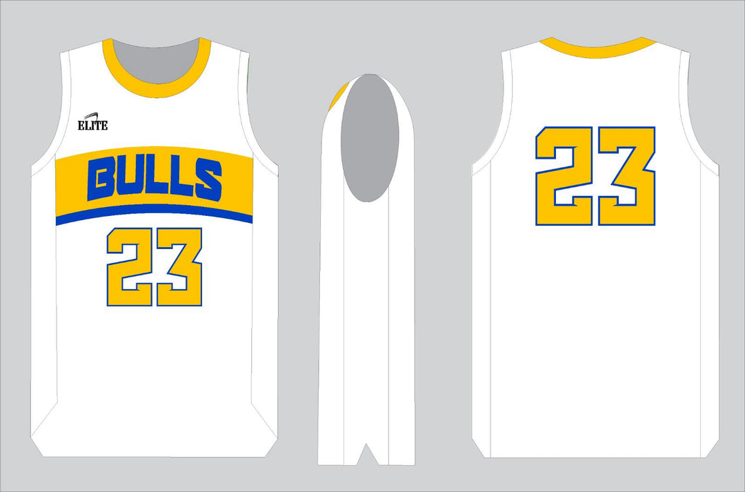 Northwest Fan Basketball Jersey - White/Blue