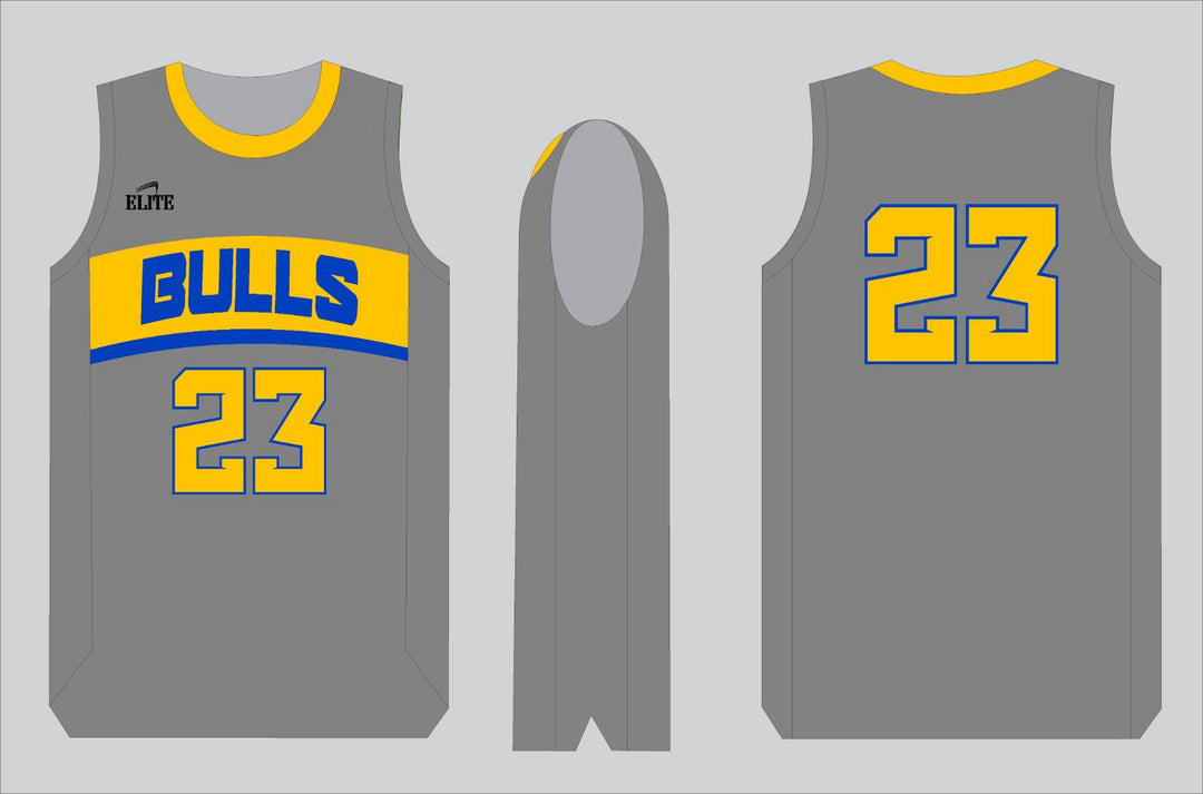 Northwest Fan Basketball Jersey - Gray/Yellow