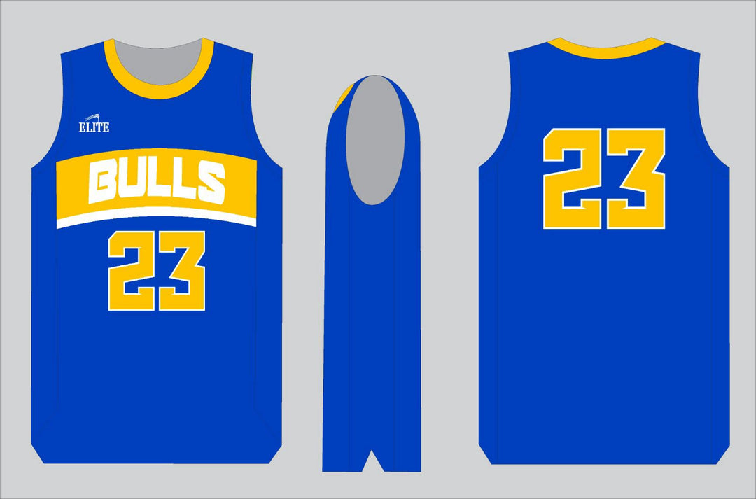 Northwest Fan Basketball Jersey - Blue/Yellow