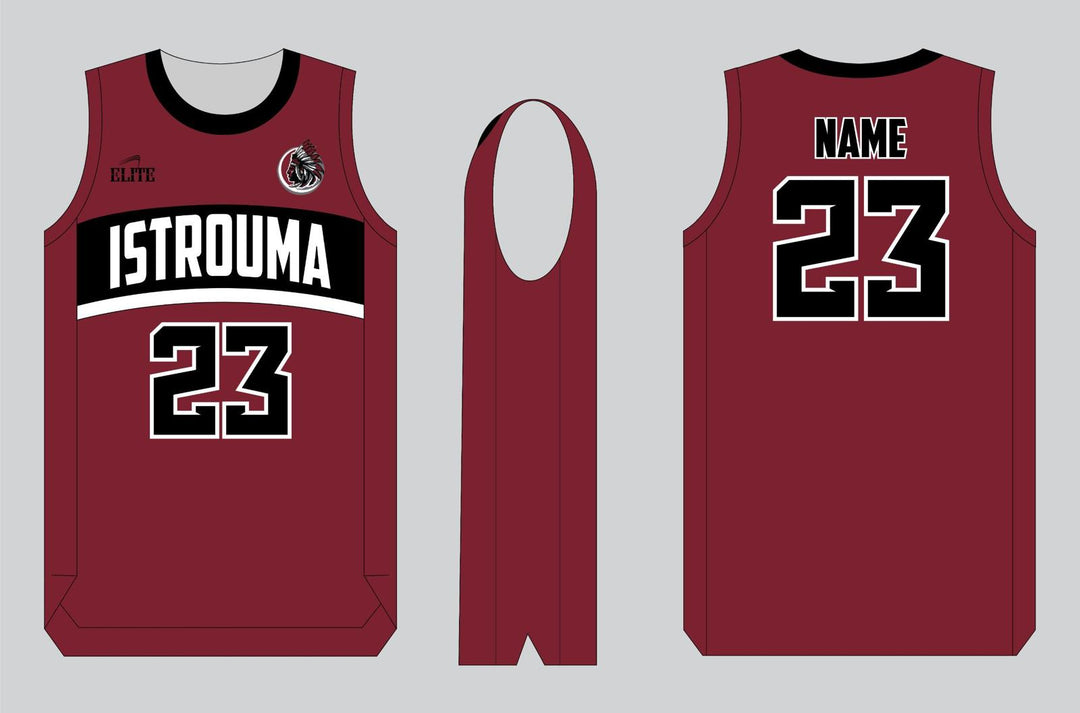 Indian Fan Shop Basketball Jersey - Meroon