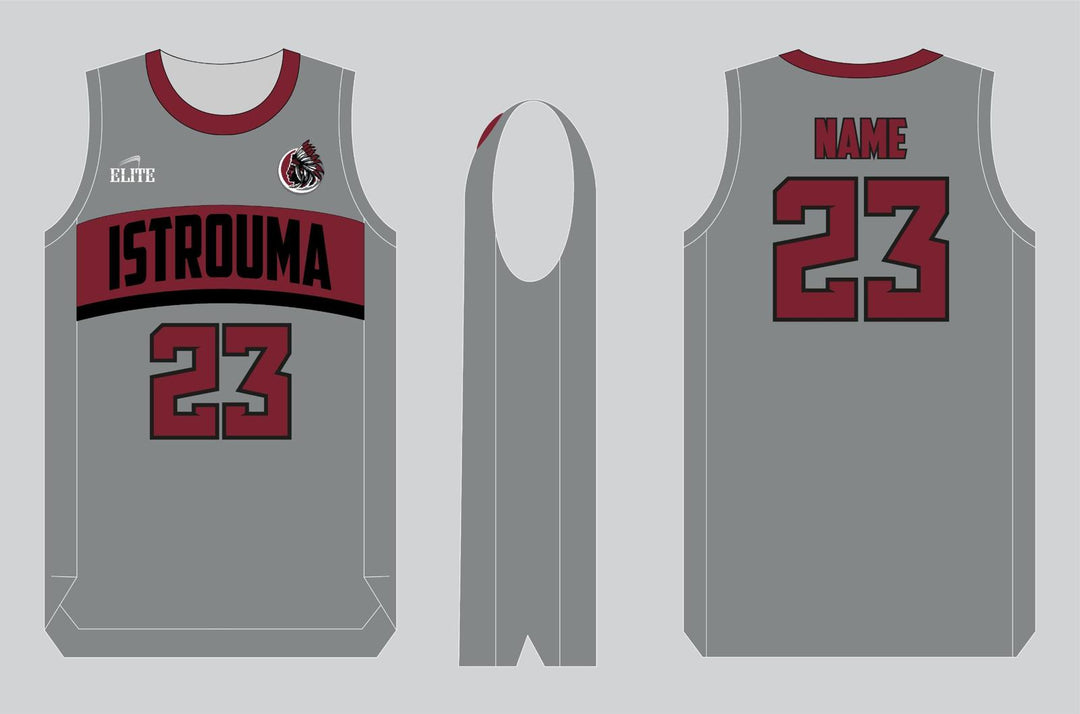 Indian Fan Shop Basketball Jersey - Gray