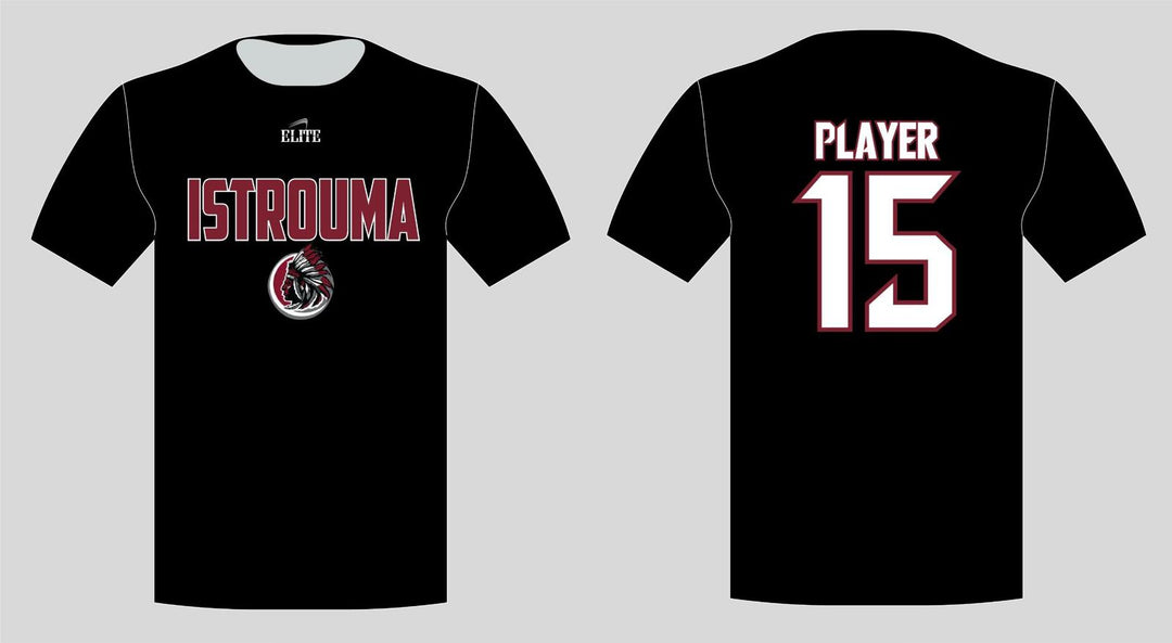 Indian Fan Shop Short Sleeve Shirt -Black