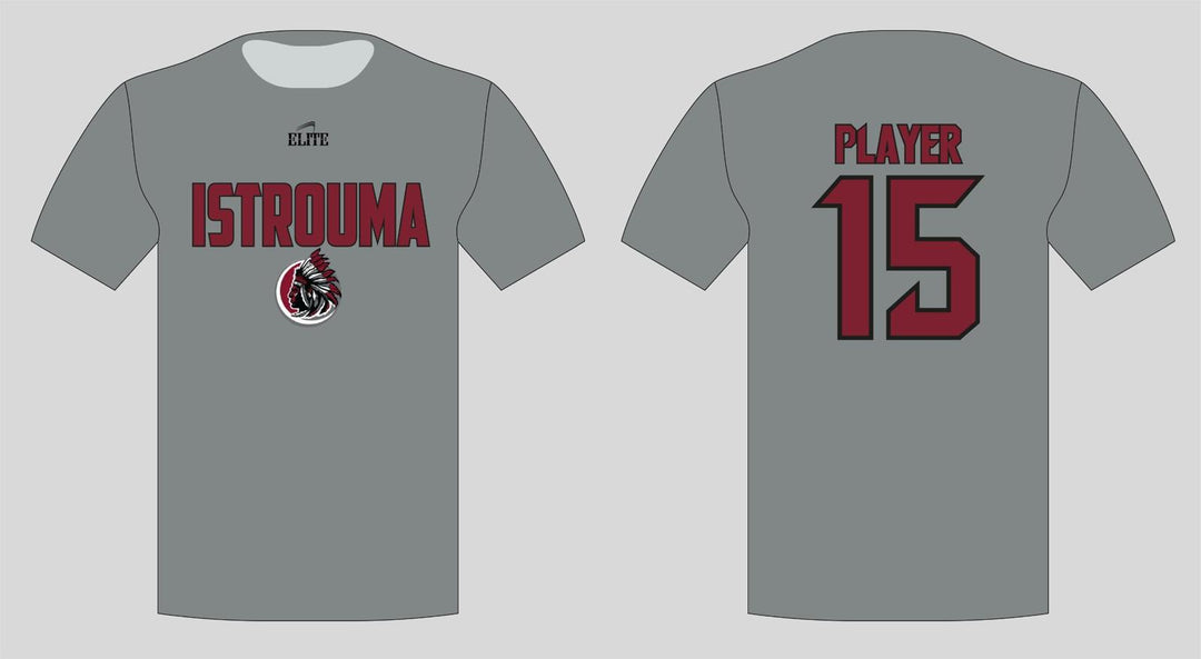 Indian Fan Shop Short Sleeve Shirt - Grey
