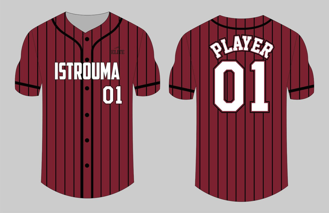 Indian Fan Shop Baseball Jersey - Meroon