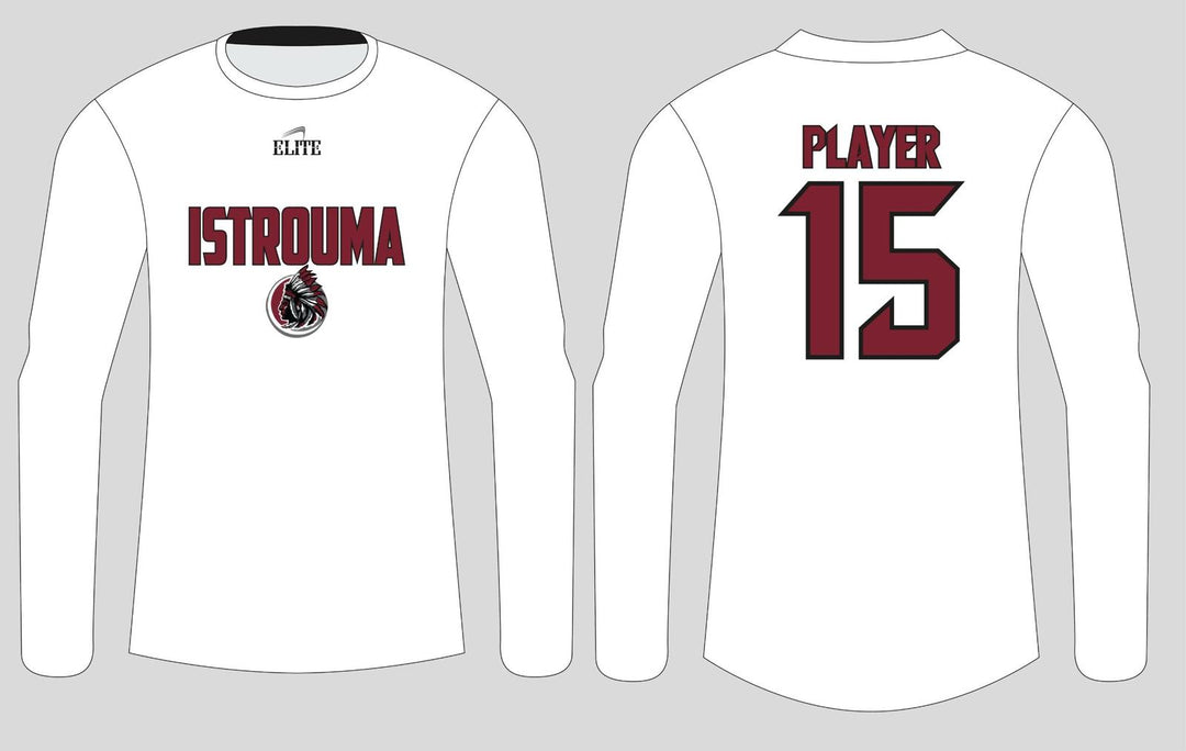 Indian Fan Shop Long Sleeve Shirt - White