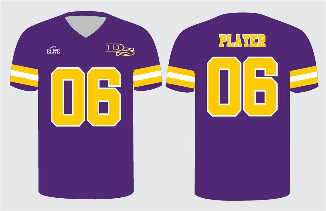 Yellow Team Shop Football Jersey - Purple