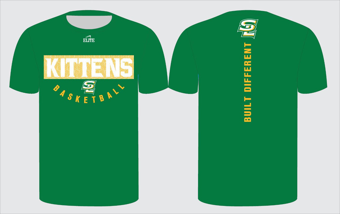SULAB Middle School Basketball Short Sleeve Shirt - GREEN