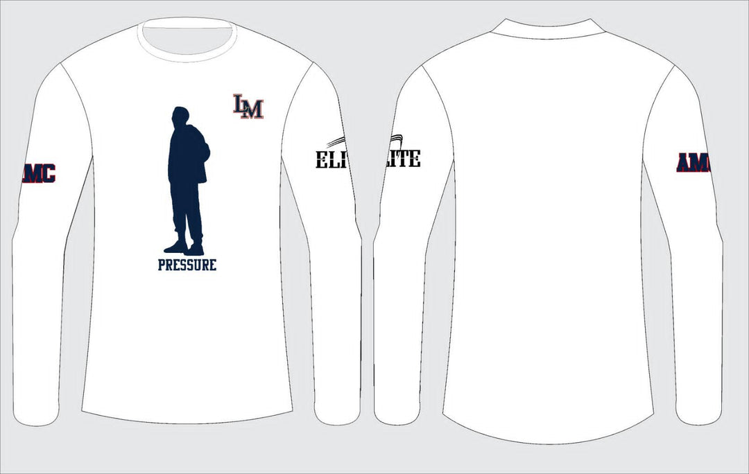Pressure Night Long Sleeve Shirt - White