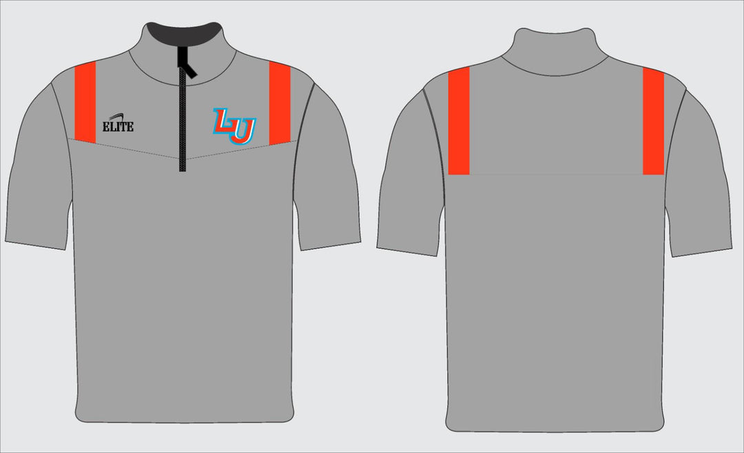 Louisiana United Coach Pullover - Grey & Orange