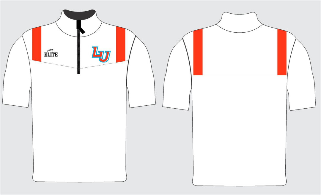 Louisiana United Coach Pullover - White & Orange