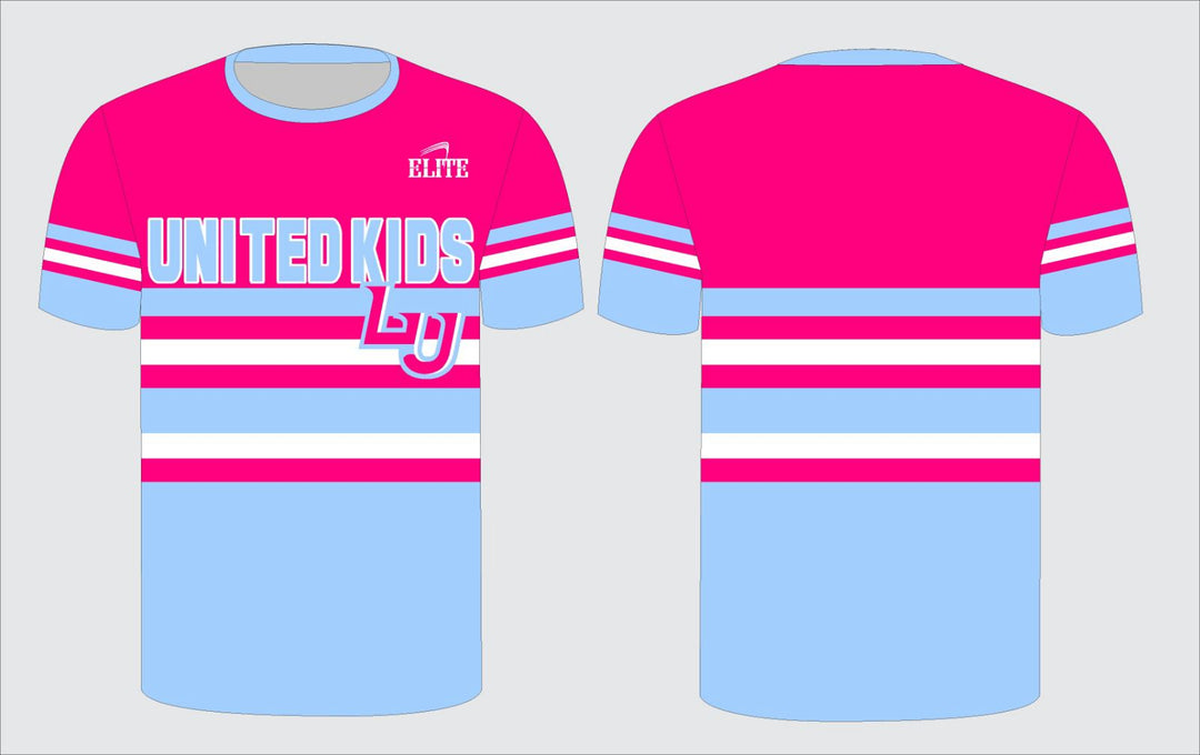 Louisiana United T-Shirt - Pink & Blue