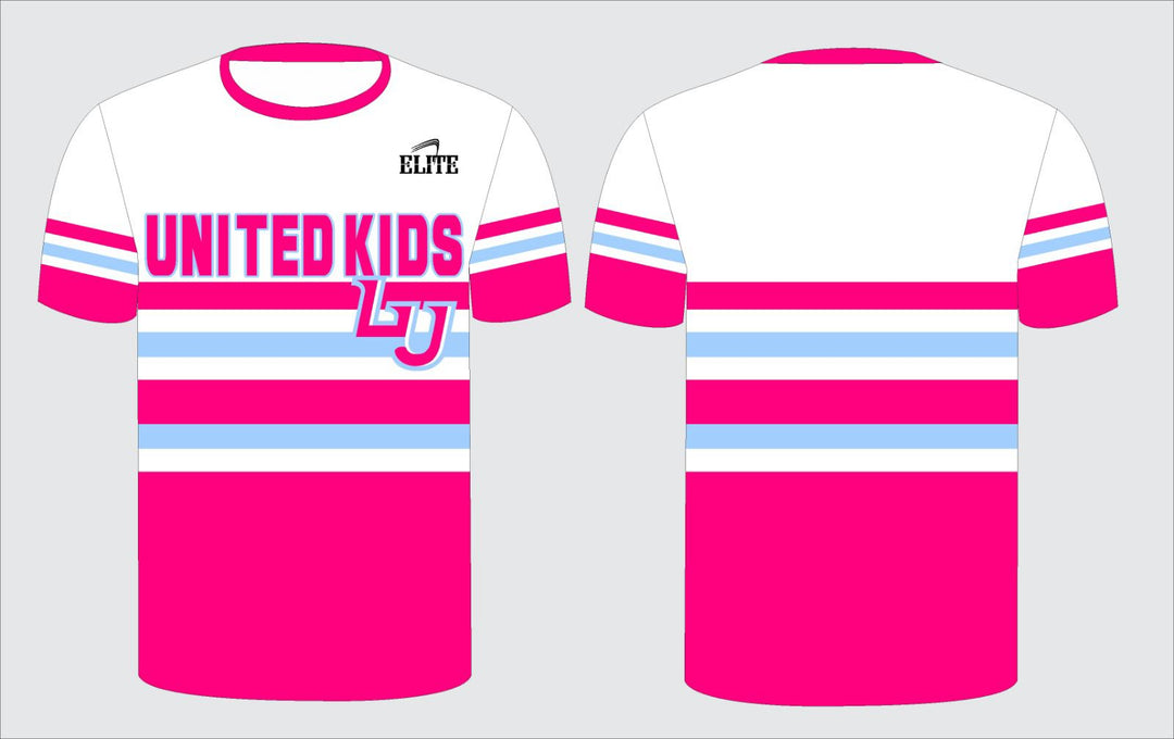 Louisiana United T-Shirt - White & Pink
