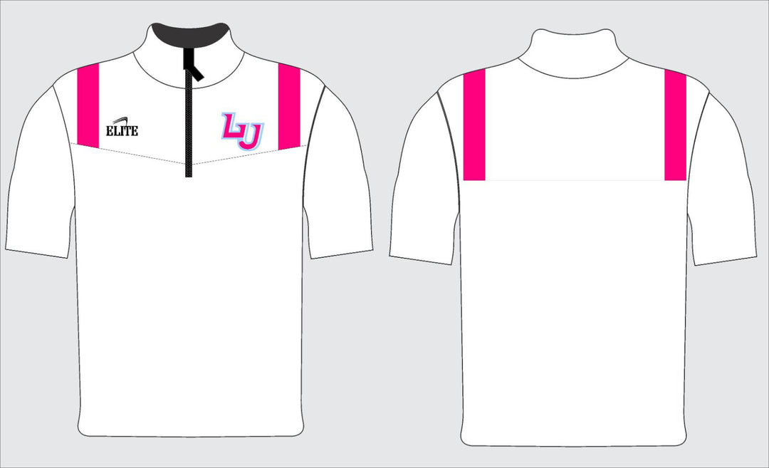 Louisiana United Coach Pullover - White & Pink