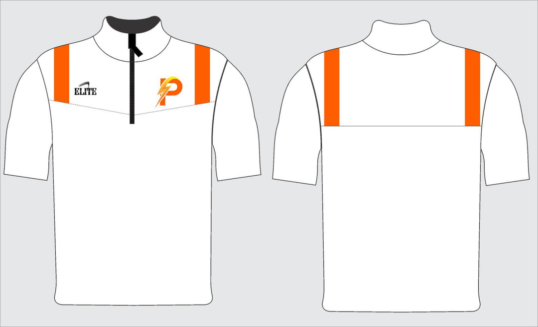 LA Power Short Sleeve Panel Pullover - White