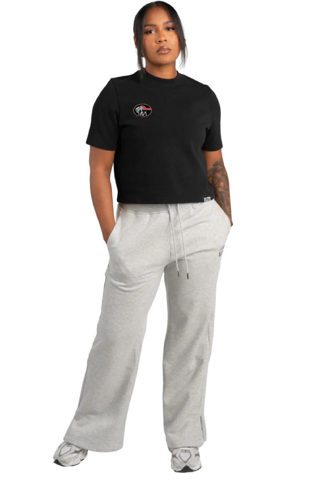 Glen Oaks Alumni Women's Elite Crop Shirt - Black