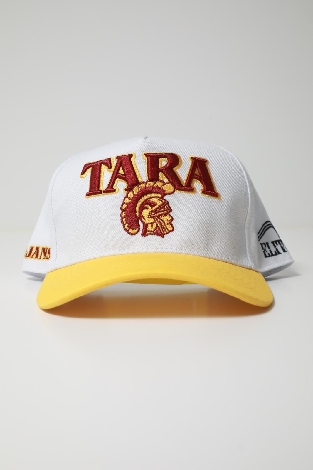 Tara Hat - White & Yellow