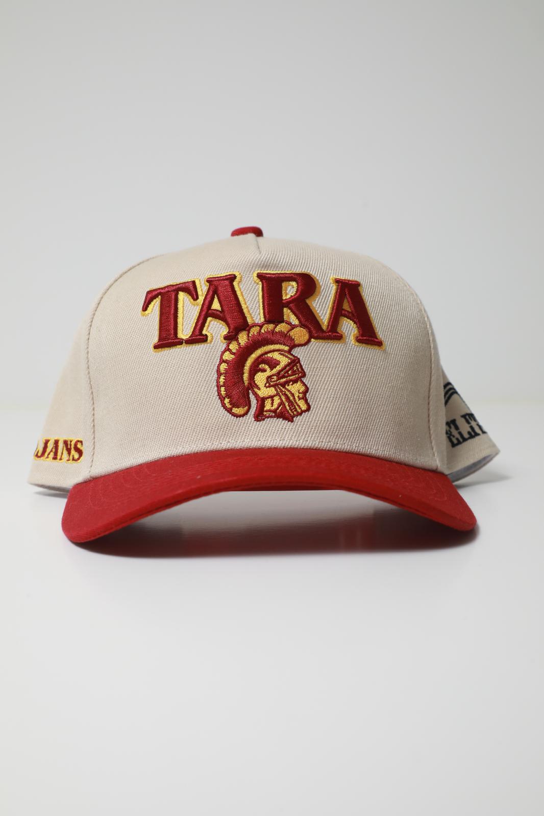 Tara Hat - Red & Brown