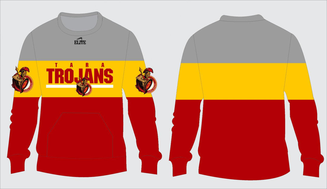Tara High Student-Faculty Sweat shirt - Grey/Yellow/Cardinal Red