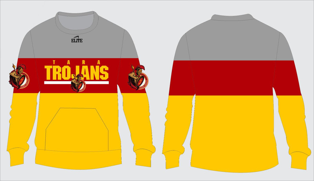 Tara High Student-Faculty Sweat shirt - Grey/Cardinal Red/Yellow