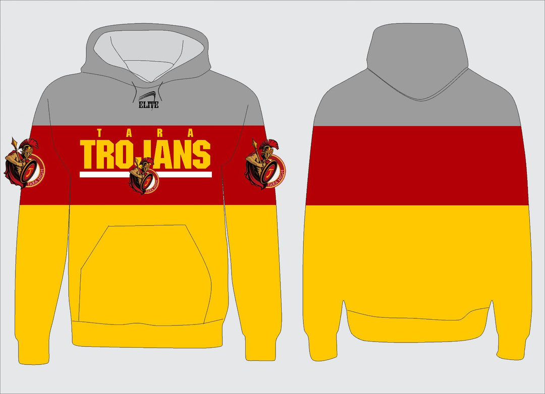 Tara High Student-Faculty Hoodie - Grey/Cardinal Red/Yellow (Hoodies are not school-approved apparel)