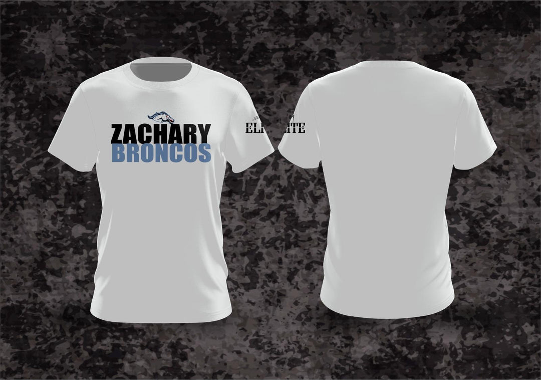 Zachary Broncos Spirit Shirt - White