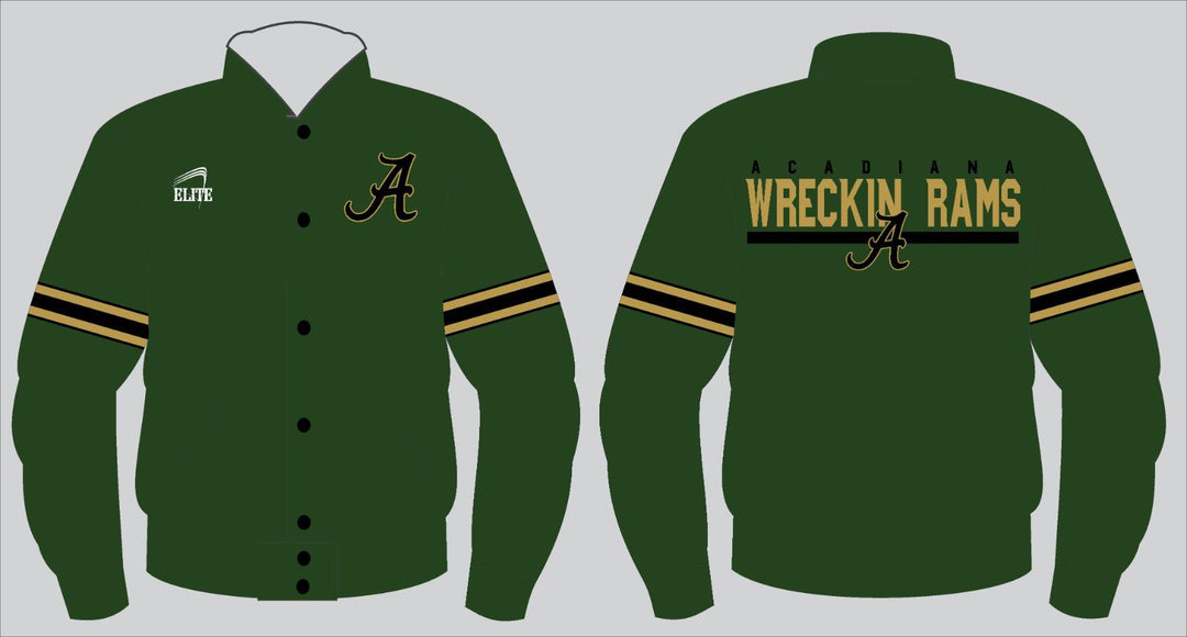 Acadiana Jacket - Green (Yellow and Black logo)