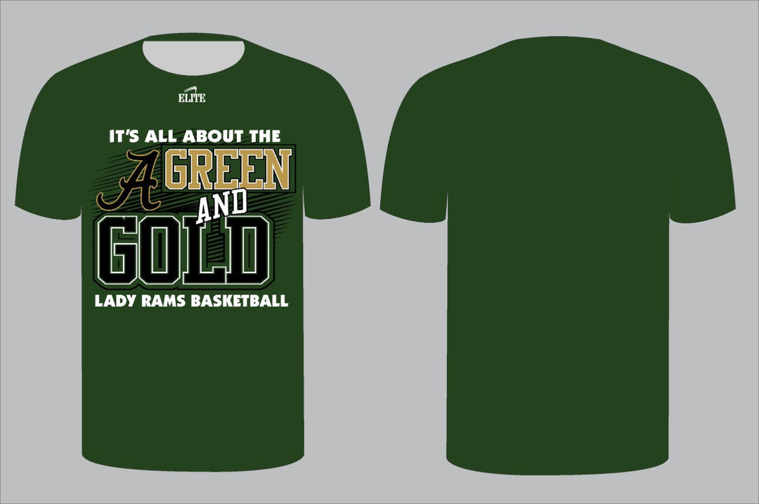 Acadiana Basketball Short Sleeve Shirt - Green