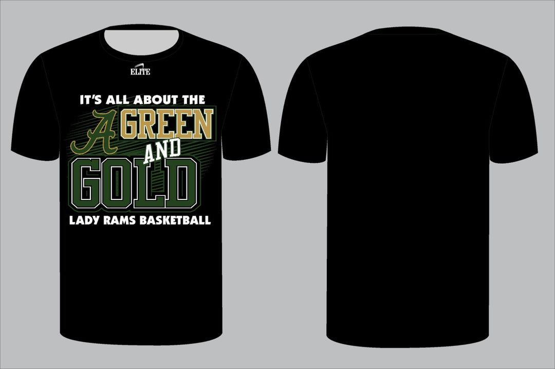 Acadiana Basketball Crewneck Short Sleeve - Black