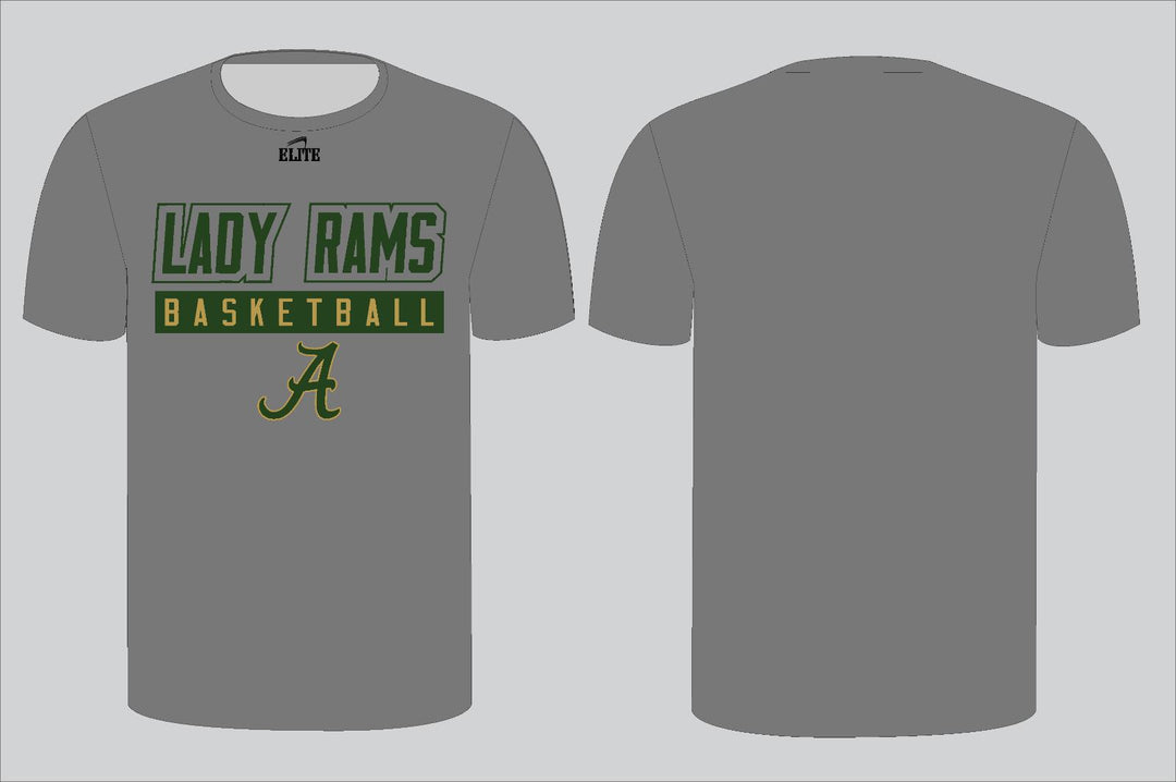 Acadiana Basketball Short Sleeve Shirt - Gray