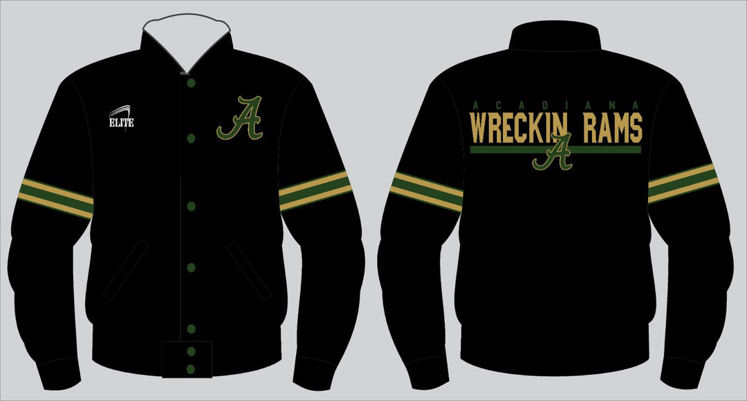 Acadiana Jacket - Black (Yellow and Green logo)