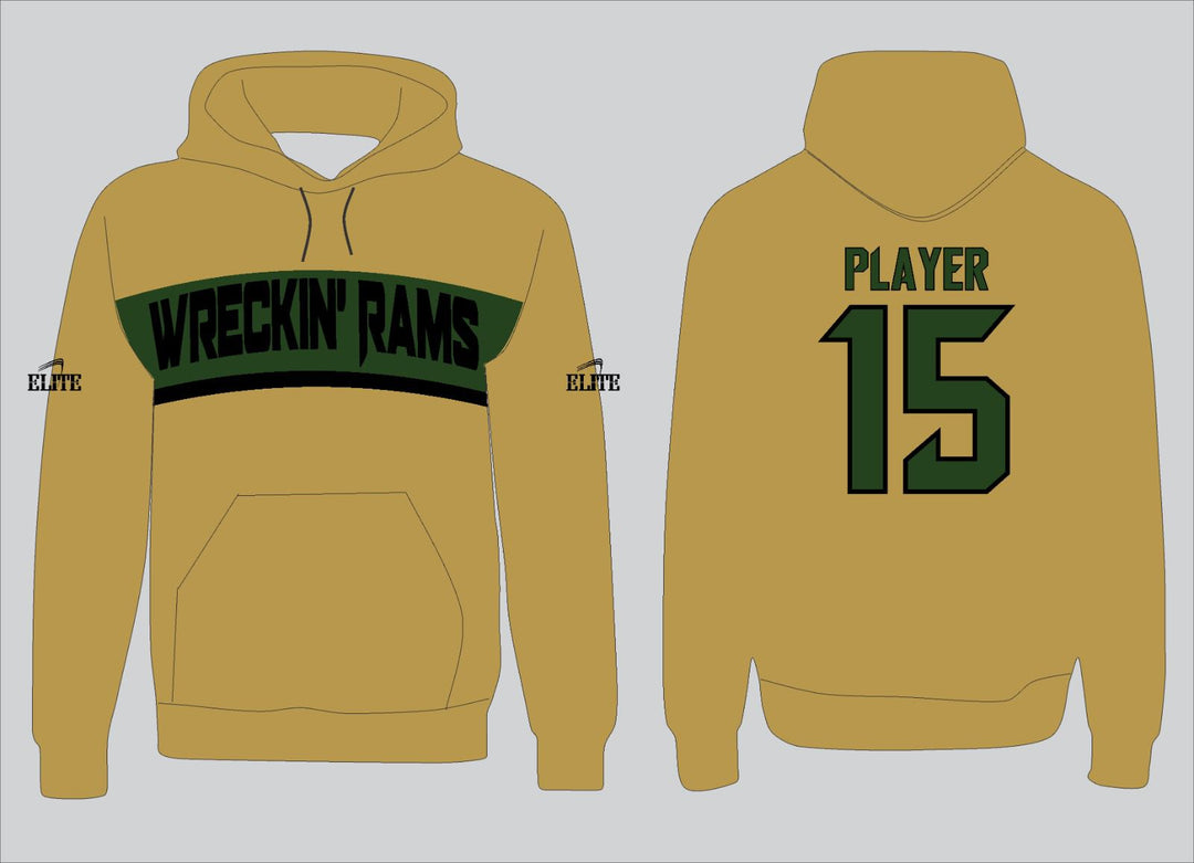 Acadiana Basketball Hoodie - Gold (Green and Black logo)