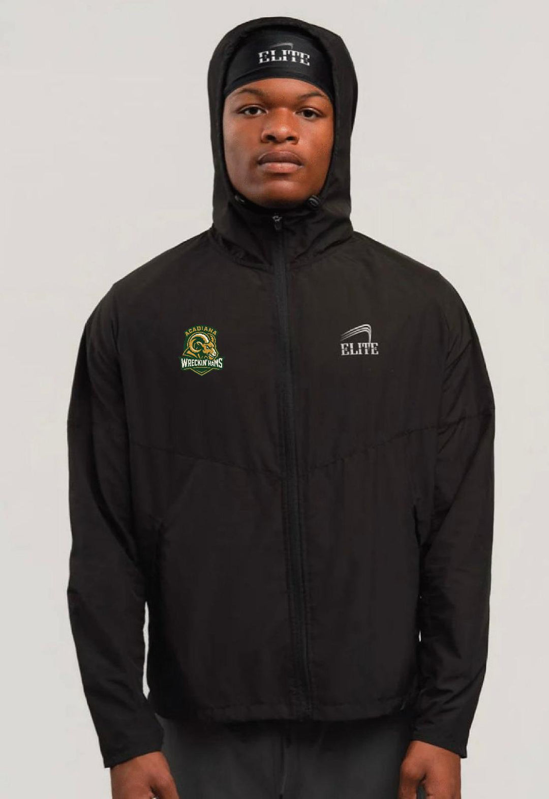 Acadiana Basketball Jacket - Black