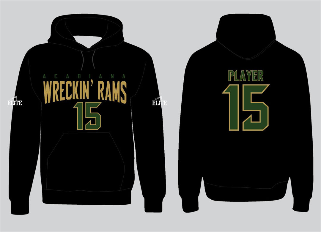 Acadiana Basketball Hoodie - Black