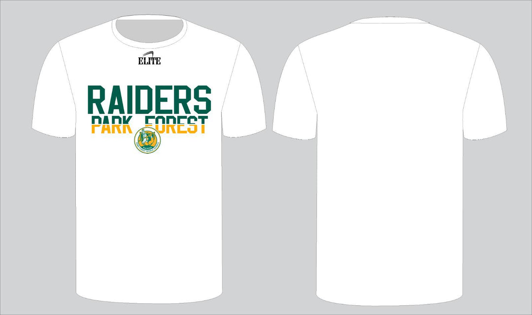 Park Forest Raiders Short Sleeves Shirt - White