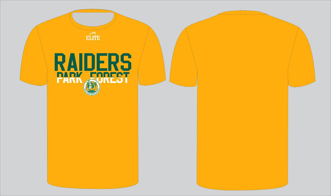 Park Forest Raiders Short Sleeves Shirt- Yellow