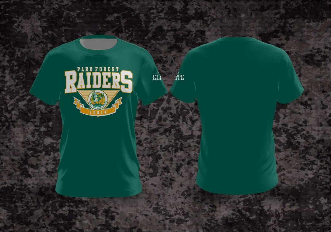 Park Forest Raiders Short Sleeves Shirt - Green