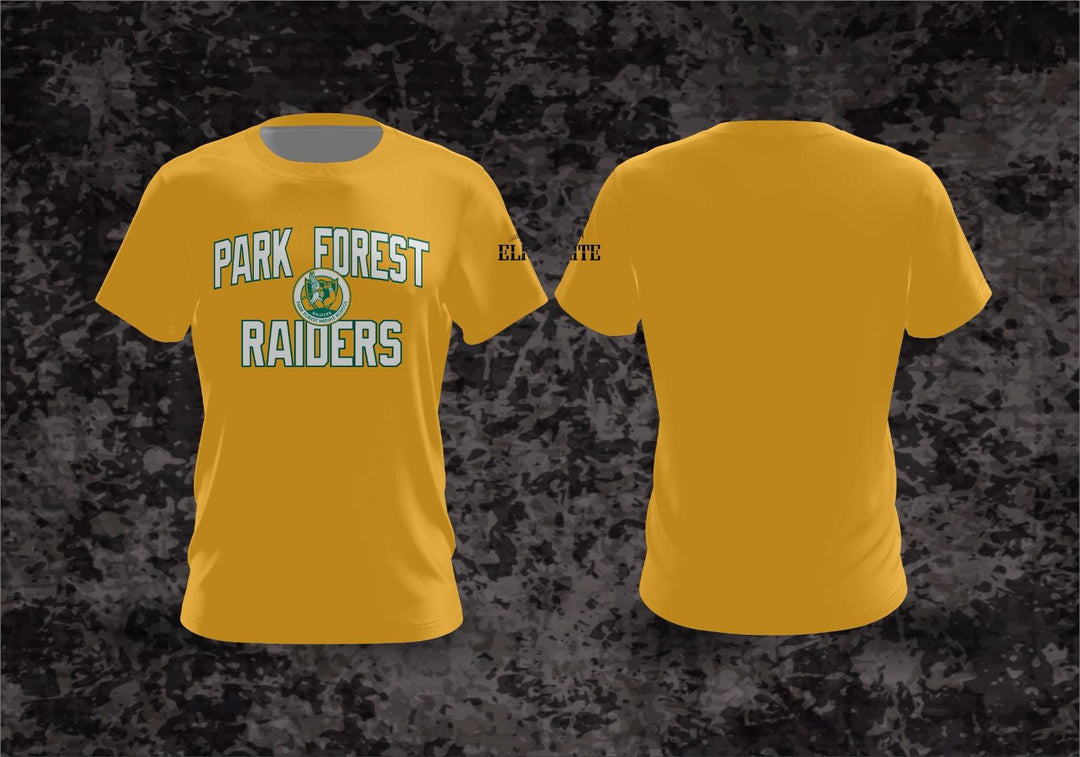 Park Forest Raiders Short Sleeves Shirt- Yellow