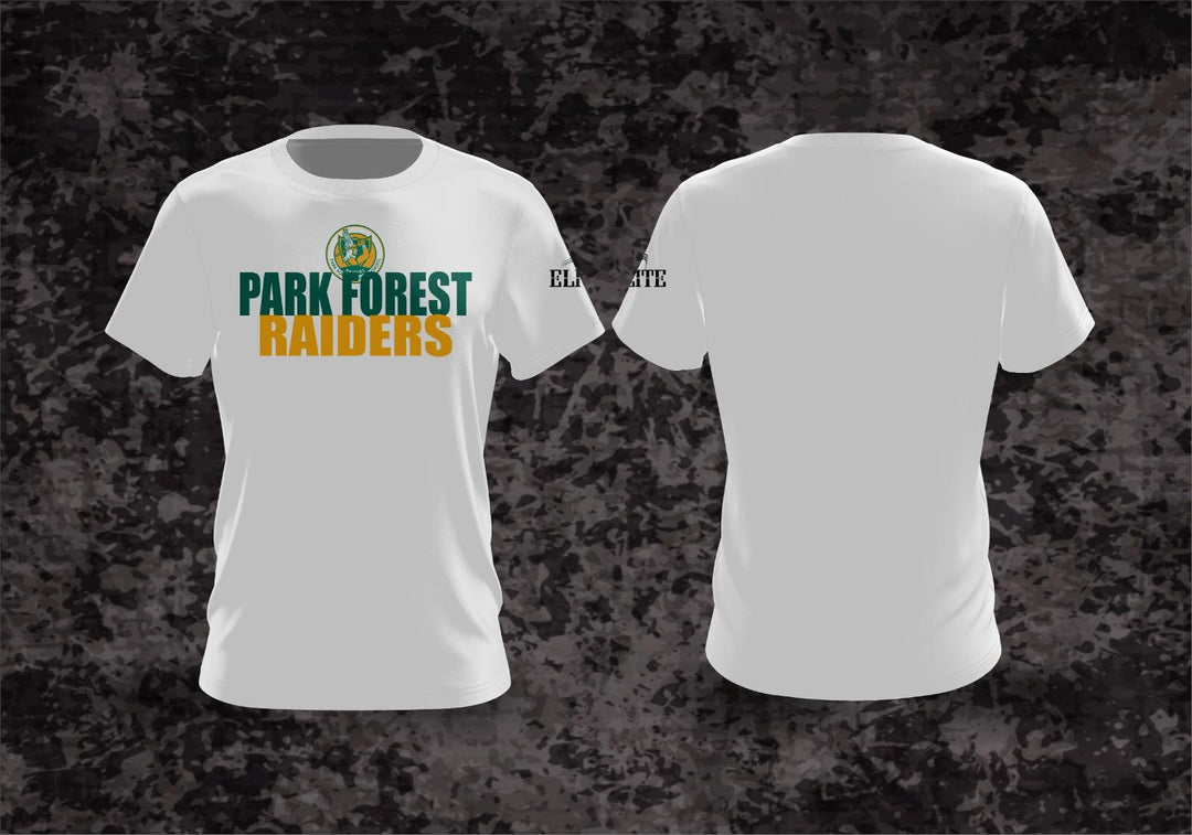 Park Forest Raiders Short Sleeves Shirt - White