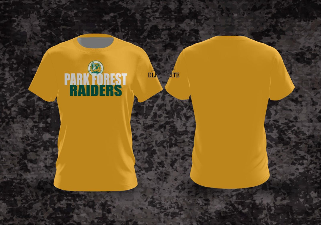 Park Forest Raiders Short Sleeves Shirt - Yellow