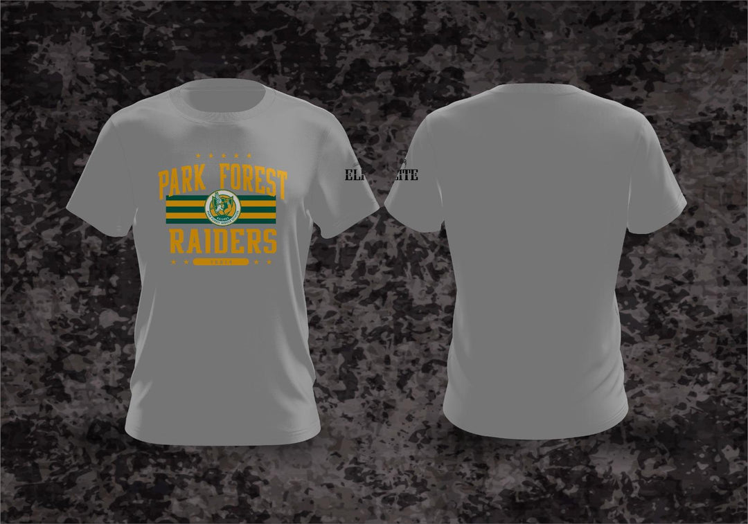 Park Forest Raiders Short Sleeves Shirt - Grey