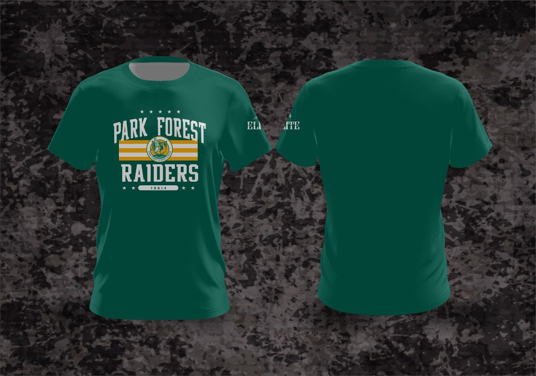 Park Forest Raiders Short Sleeves Shirt - Green
