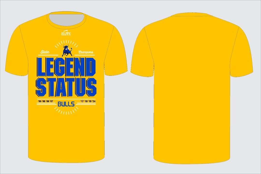 NORTHWEST FAN SHORT SLEEVE SHIRT - YELLOW/BLUE