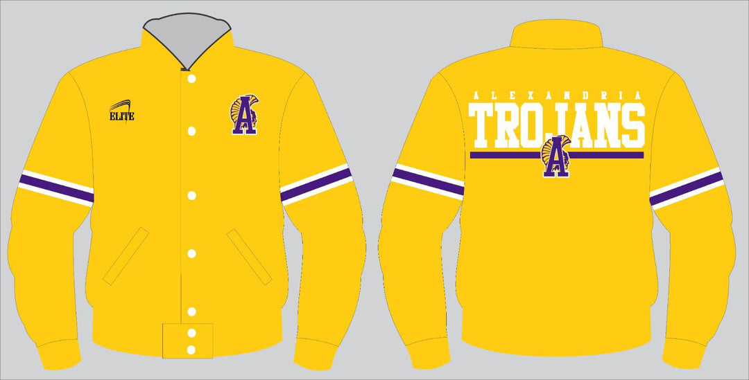 Alexandria Trojans Bomber Jacket - Yellow