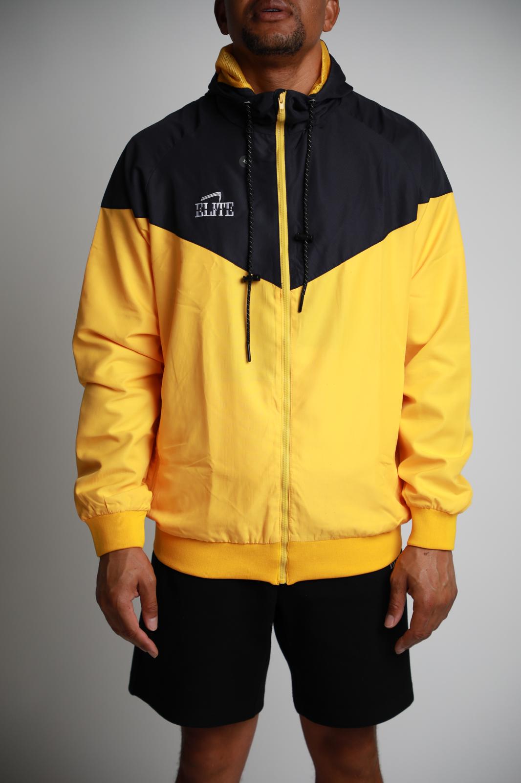 TWO TONE WINDBREAKER - Black/Yellow