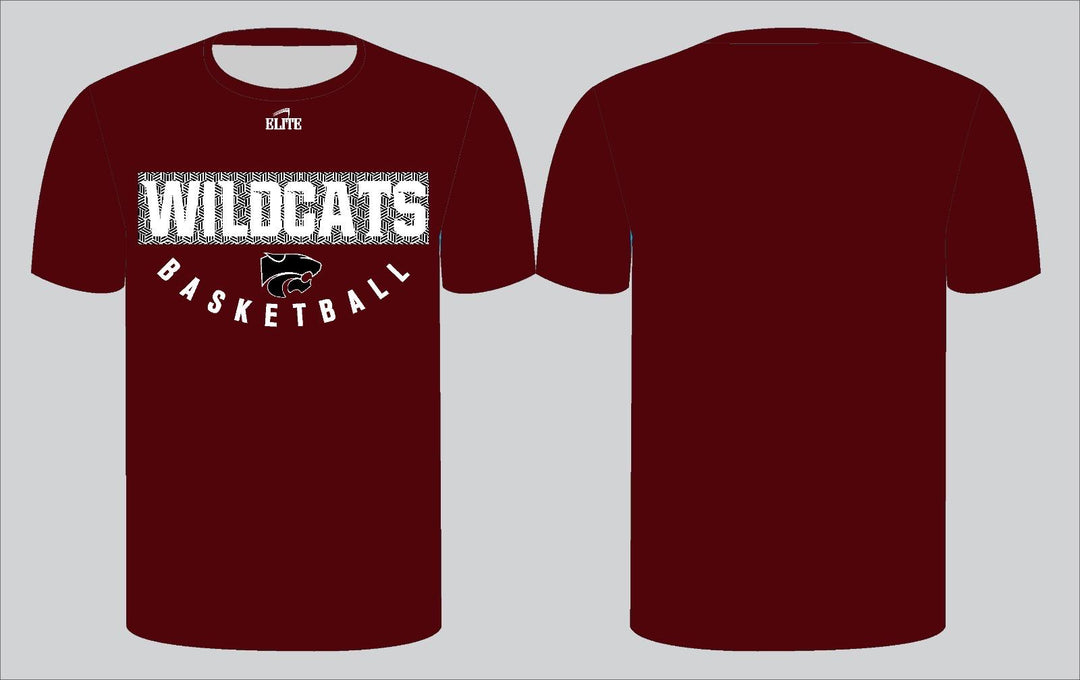 Wildcats Short Sleeve Shirt - Maroon