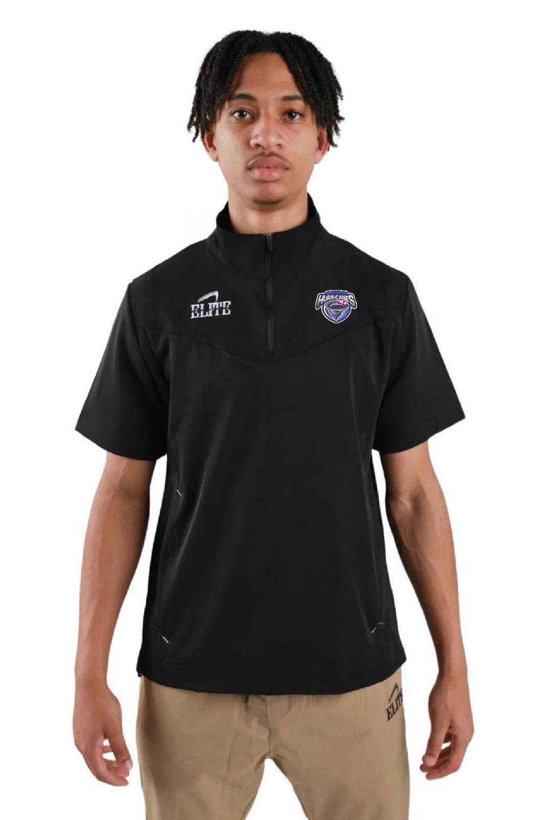 North Central Volleyball Half Sleeves Pullover - Black